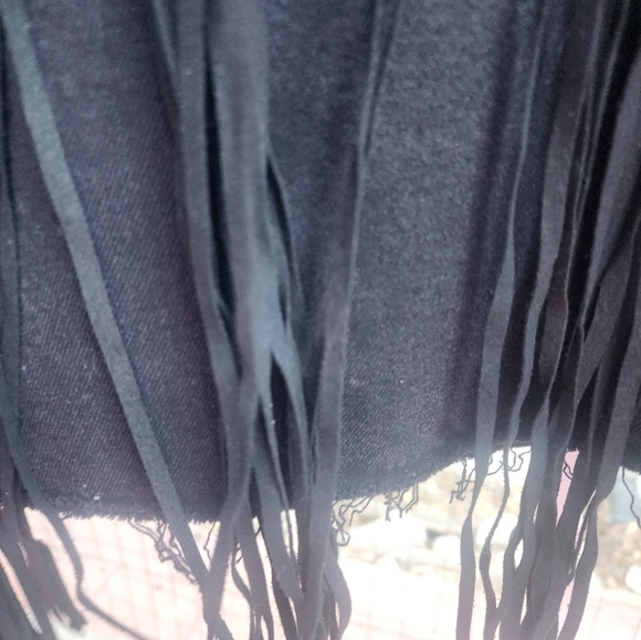 KISS handcrafted denim jacket Ptp 22 - Picture 6 of 6